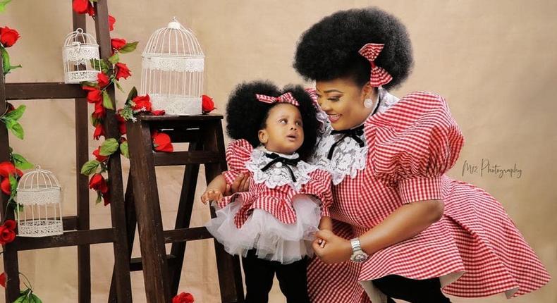 Ronke Odusanya's daughter, Fife, turns one today August 18, 2020 [Instagram/RonkeOdusanya]