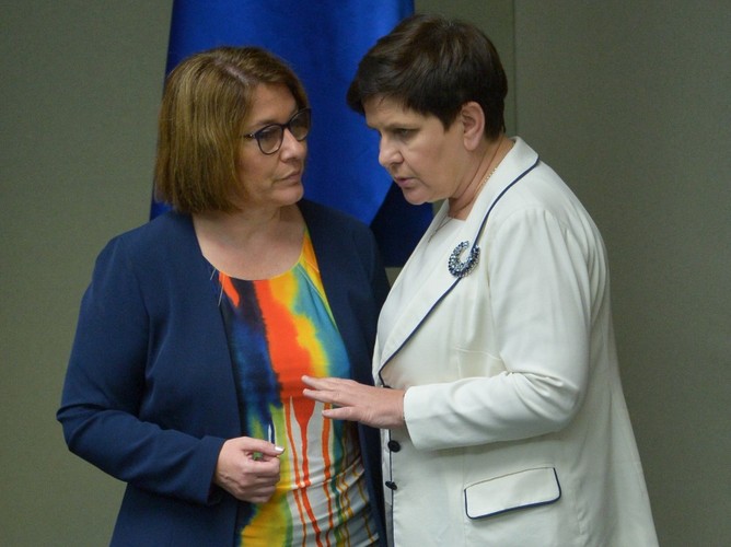 Beata Mazurek i Beata Szydło
