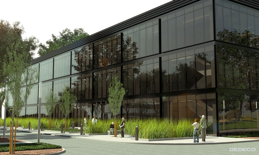 CEZAMET - Wizualizacje laboratoriów przy ul. Poleczki - budynek biurowy