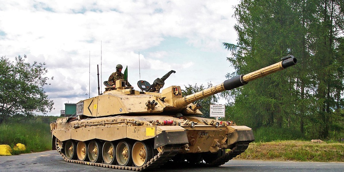 Challenger 2 to podstawowy czołg British Army (zdjęcie ilustracyjne).