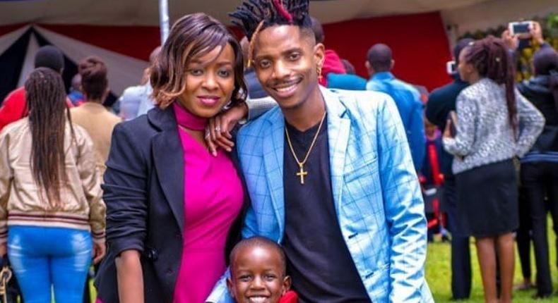 Hilarious reactions to Eric Omondi’s picture with Maribe and son Zahari