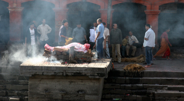 Nepal, Kathmandu, okolice Świątyni Pashupatinath