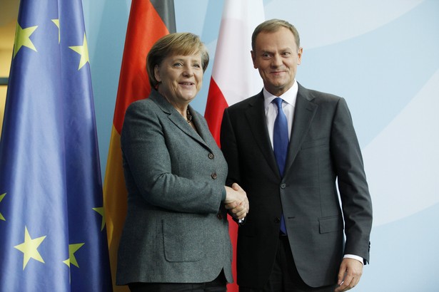 Donald Tusk i Angela Merkel