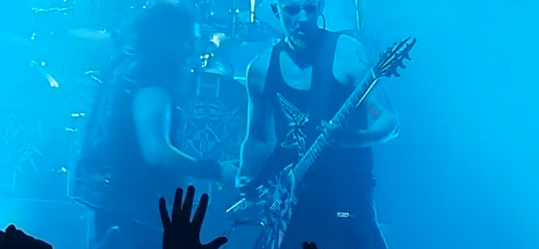 Nergal na gdańskim koncercie Machine Head