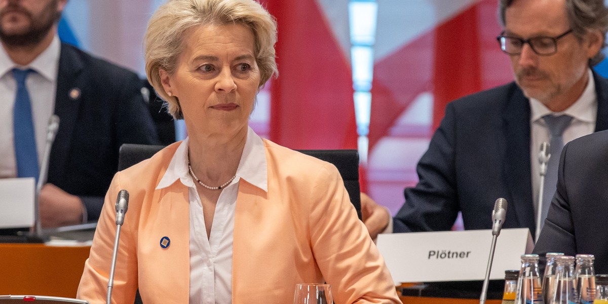 Szefowa KE Ursula von der Leyen.