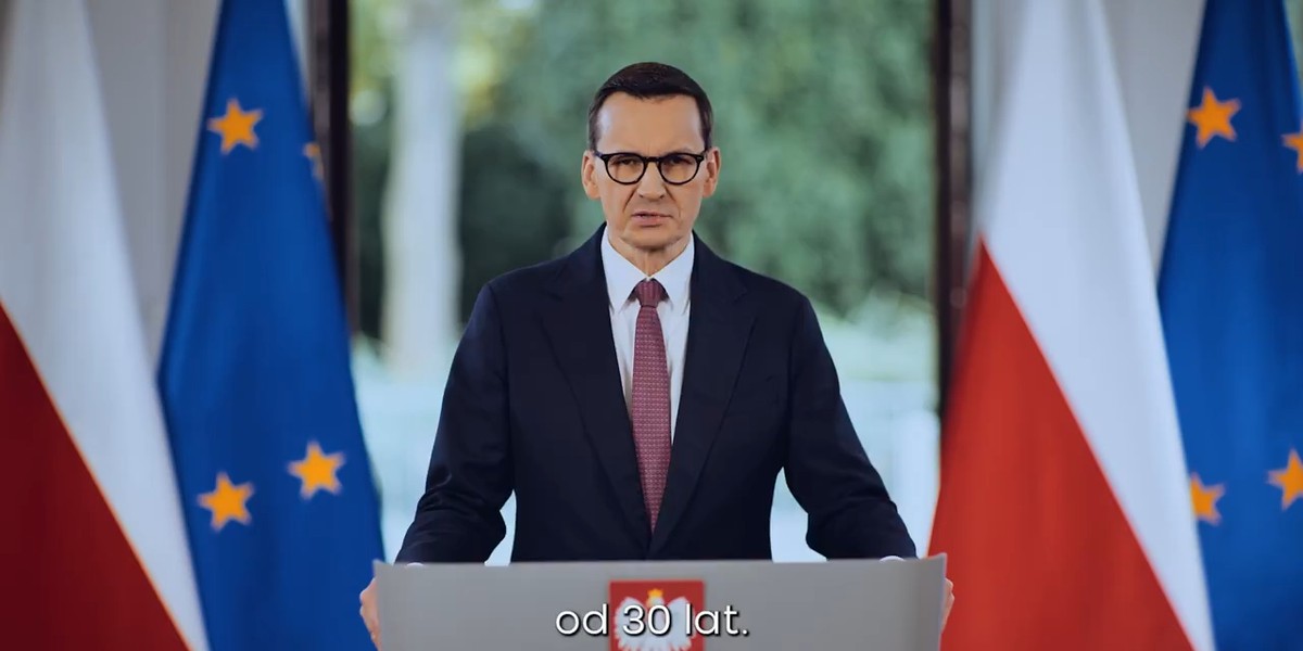 Orędzie premiera. Co powiedział w piątek Mateusz Morawiecki?