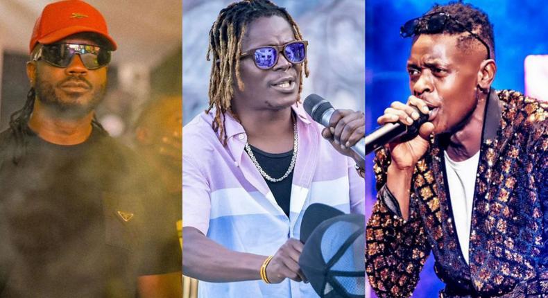 Bebe Cool, King Saha and Jose Chameleone