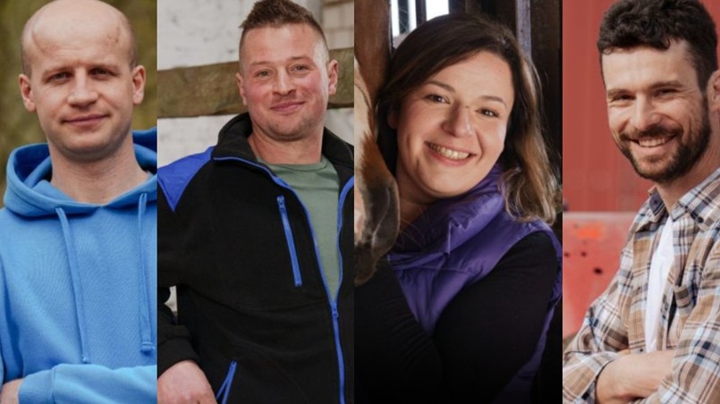 Od lewej: Gabriel, Krzysztof, Barbara i Roland