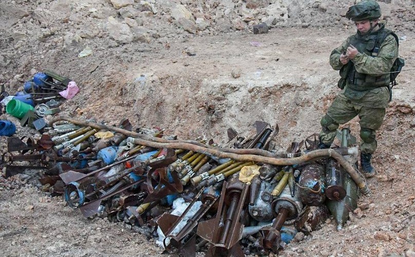 ROSYJSCY ŻOŁNIERZE W ALEPPO