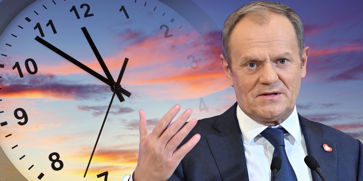 Donald Tusk okaże się "czasowstrzymywaczem"? Przynajmniej do 2026 r. wskazówki zegarków będziemy przesuwać dwa razy do roku. Pytanie, co potem. 