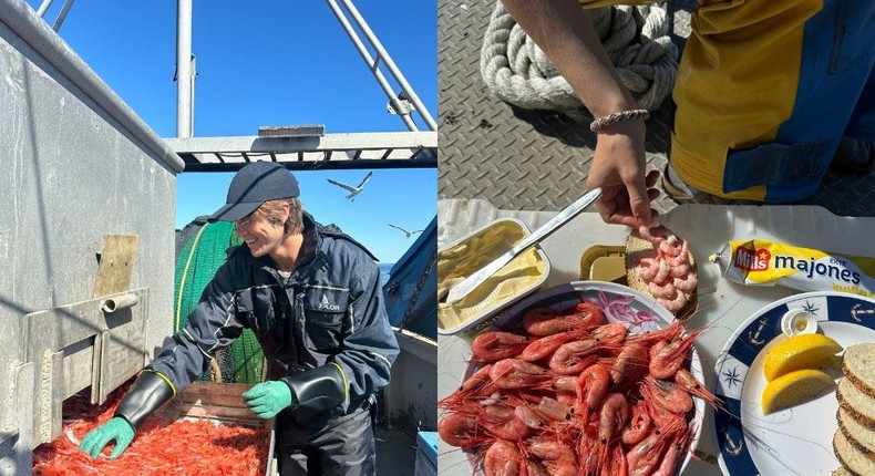 Gabe Escobar said yes to a DM from a shrimping company in Norway asking him to come along on a day at sea.Gabe Escobar