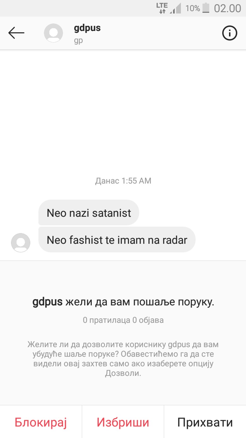 Pretnje novinarki "Blica"