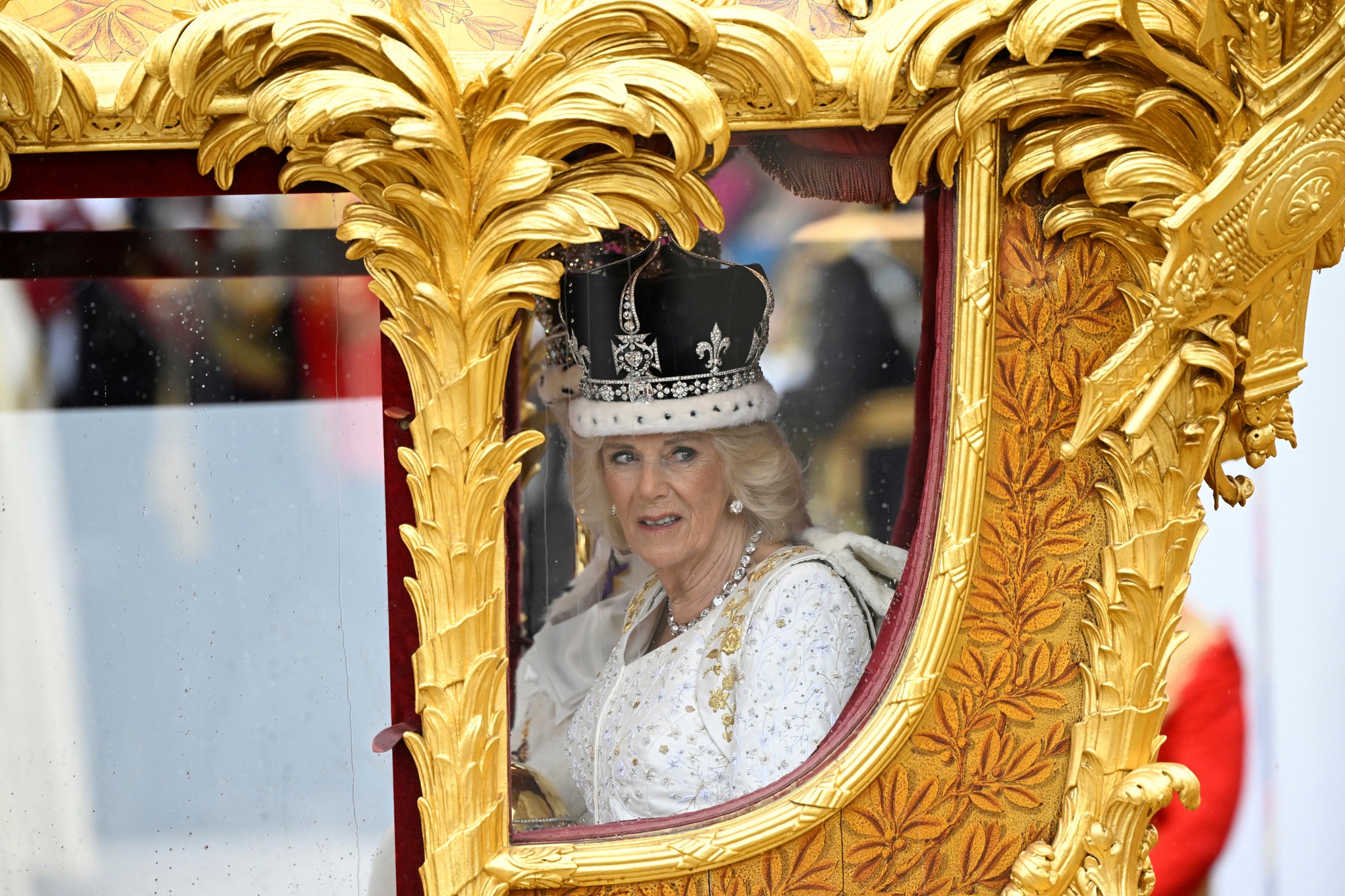 Kráľovná Camilla po korunovácii.