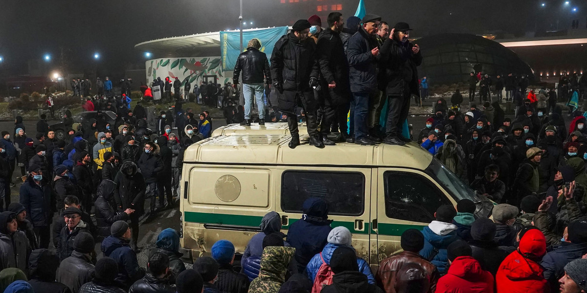 Ok. 2 tys. osób aresztowano podczas zamieszek w Kazachstanie.