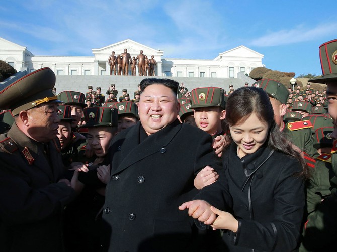 Kim Džong Un sa suprugom