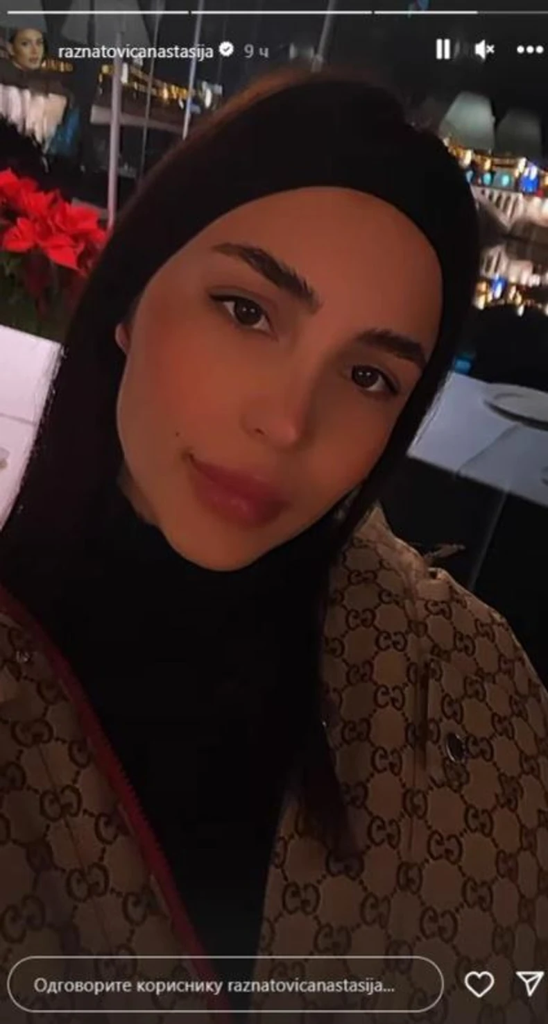 Objava Anastasije Ražnatović