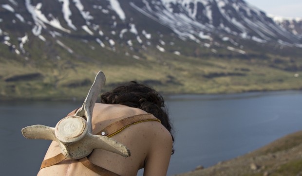 Elena Maci, Self-Portrait with a Whale Backpack, 2018, Fine art photographic print, The Farnesina Collection, Rom