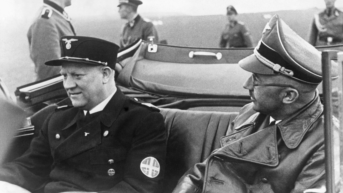 Vidkun Quisling z Heinrichem Himmlerem, Norwegia, 1941 r.