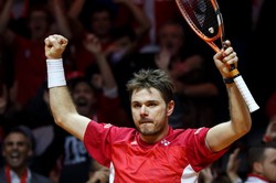 Puchar Davisa: Stanislas Wawrinka pokonał  Jo-Wilfrieda Tsongę