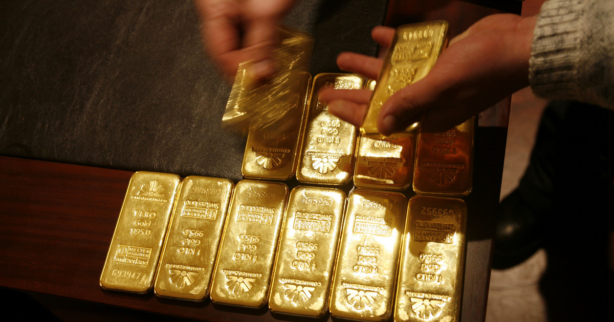 Historia del precio del oro.  La Casa de la Moneda polaca reveló la cantidad de oro que vendió