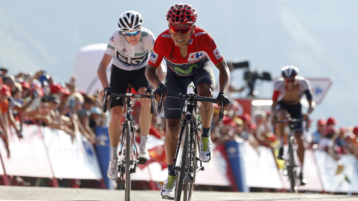 Nairo Quintana (Movistar) próbował powiększyć przewagę nad Chrisem Froomem na najtrudniejszym etapie Vuelta a Espana, ale w sobotę kolarz grupy Sky był w dobrej dyspozycji i nie pozwolił Kolumbijczykowi odjechać. Quintana nie przejął się tym i już zapowiedział kolejne ataki.