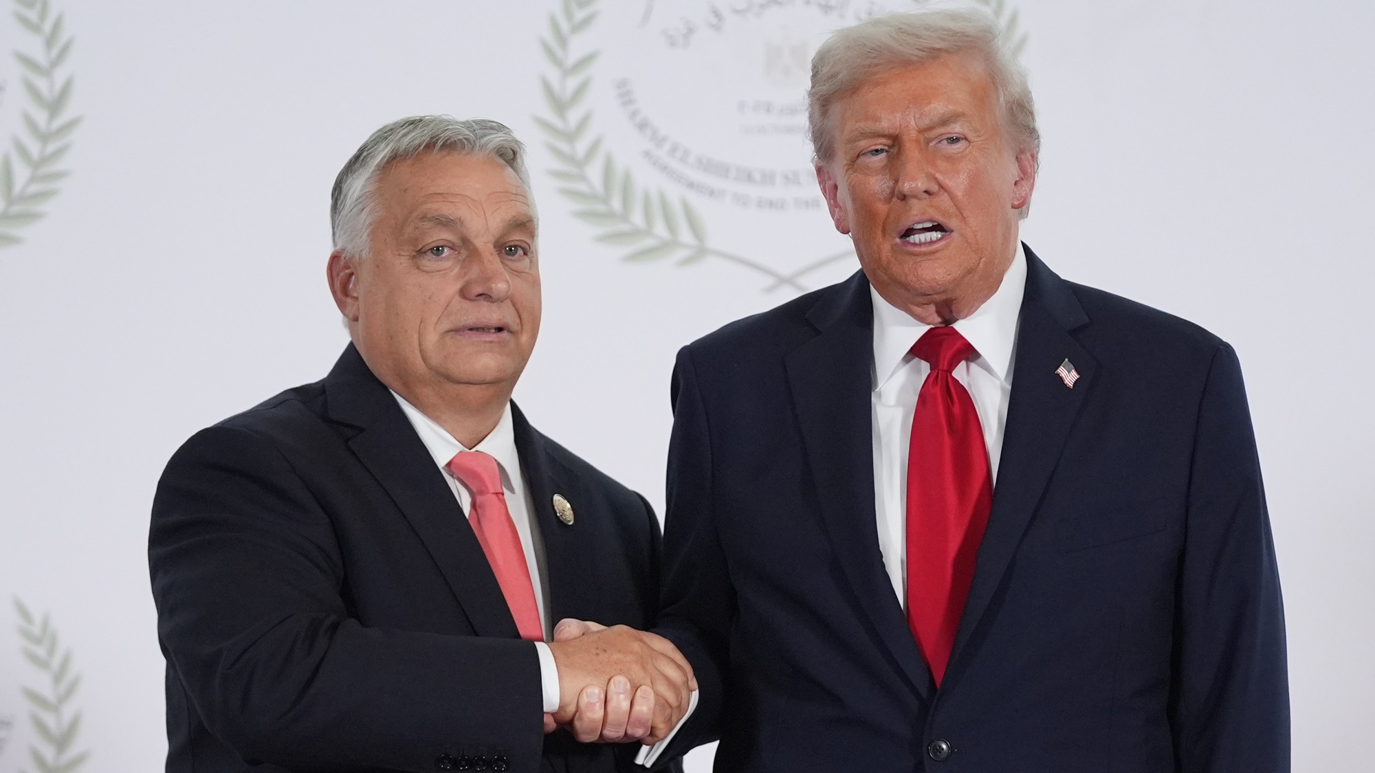 Bývalý maďarský premiér Viktor Orbán a americký prezident Donald Trump.