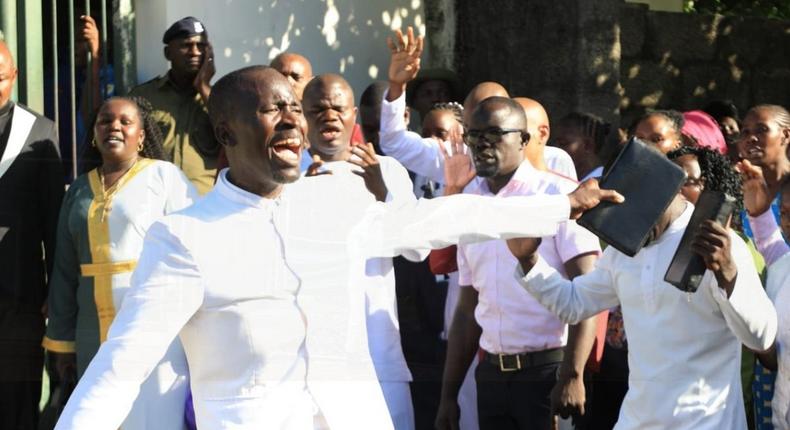Pastor Ezekiel Odero's followers celebrate his release
