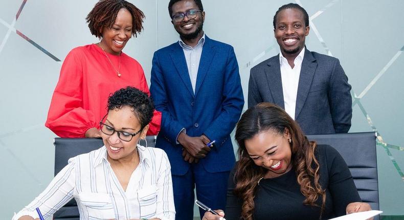 Betty  Kyallo, Eugene Mbugua,  Suzie Wokabi and Carole Ndungu