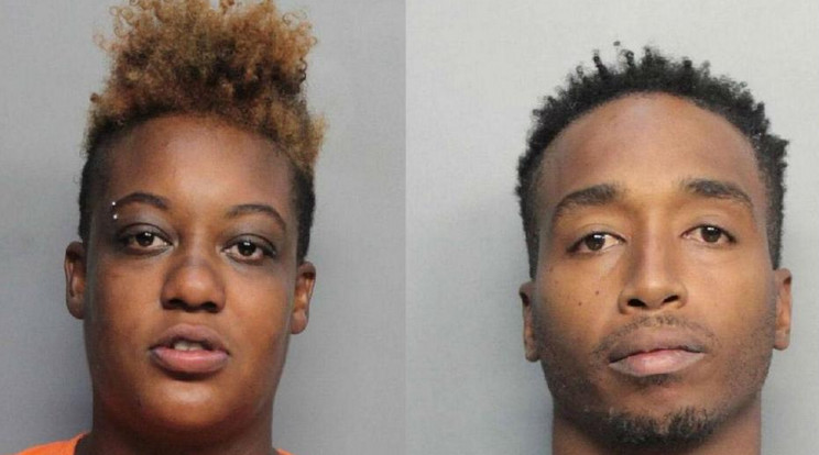 A mézes heteit töltő házaspár elrabolt és megerőszakolt egy nőt, majd meztelenül lopott a botlból /Fotó: Miami Dade County Police