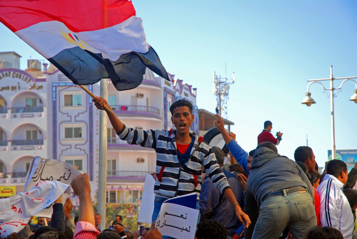 Demonstracja w Hurghadzie