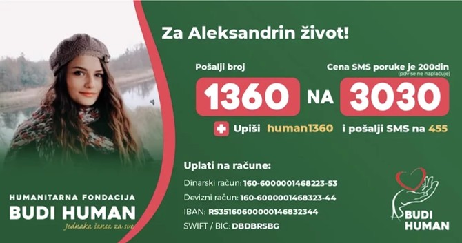 Aleksandra Dinić, Budi human