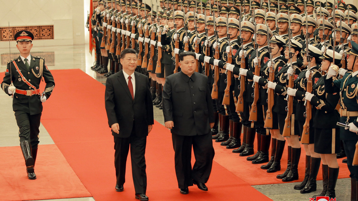 epa06633535 - CHINA NORTH KOREA DIPLOMACY (North Korean leader Kim Jong-un visits China)