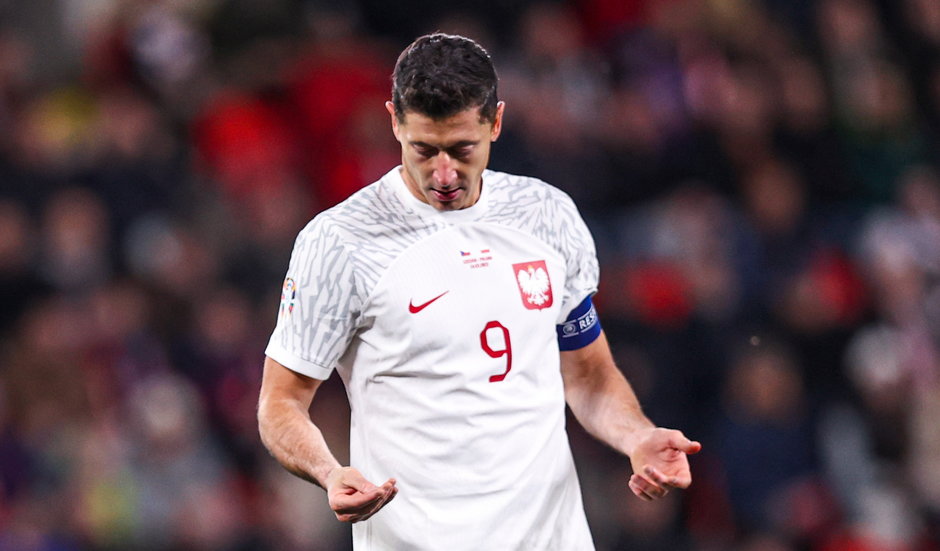 Robert Lewandowski w reprezentacji Polski.