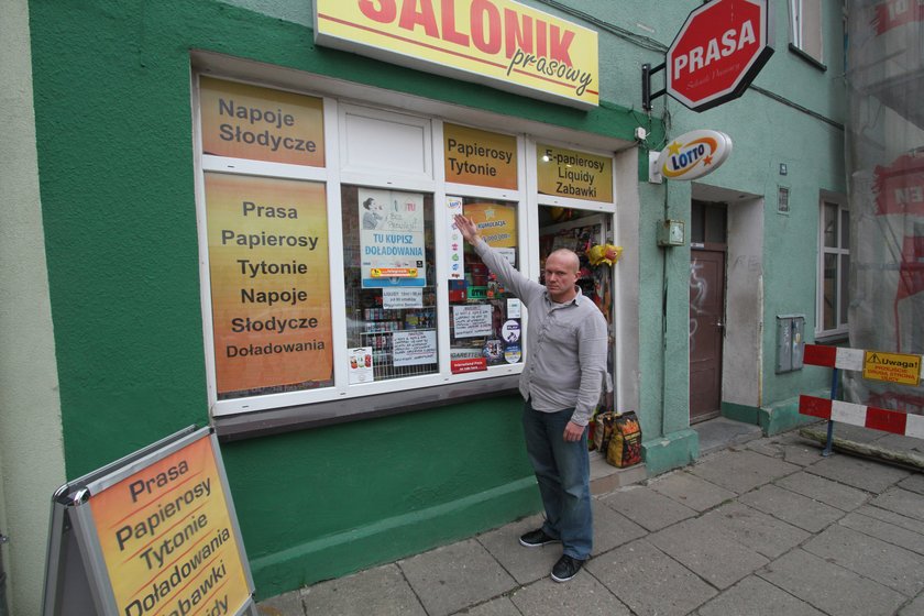 Okradziony kiosk