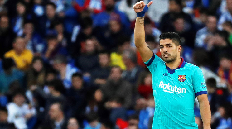  Luis Suárez már sokkal jobban van /Fotó: MTI/EPA/EFE/Javier Etxezarreta 