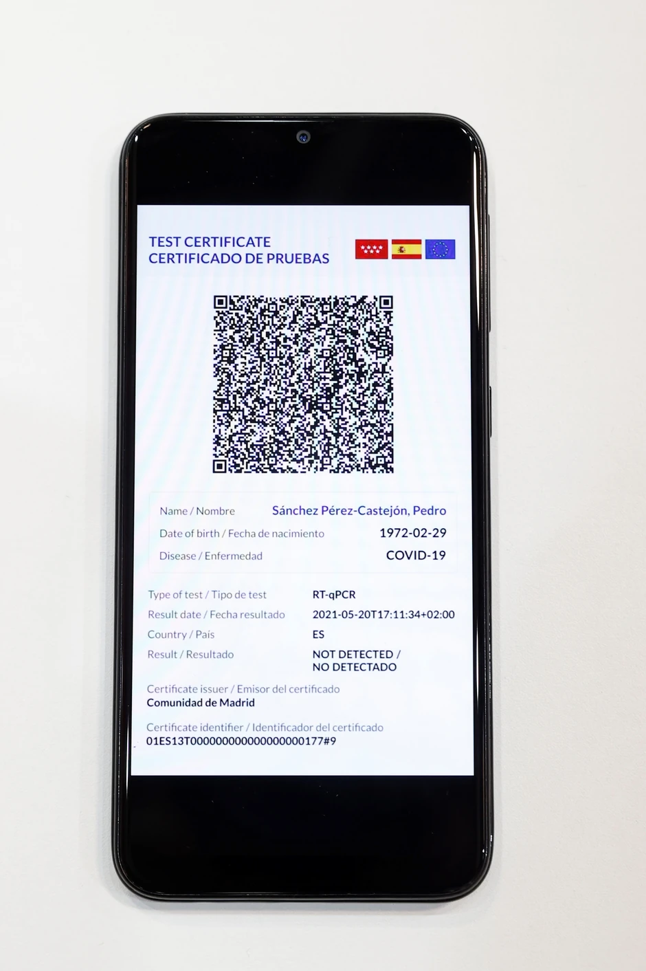 Evropski digitalni sertifikat