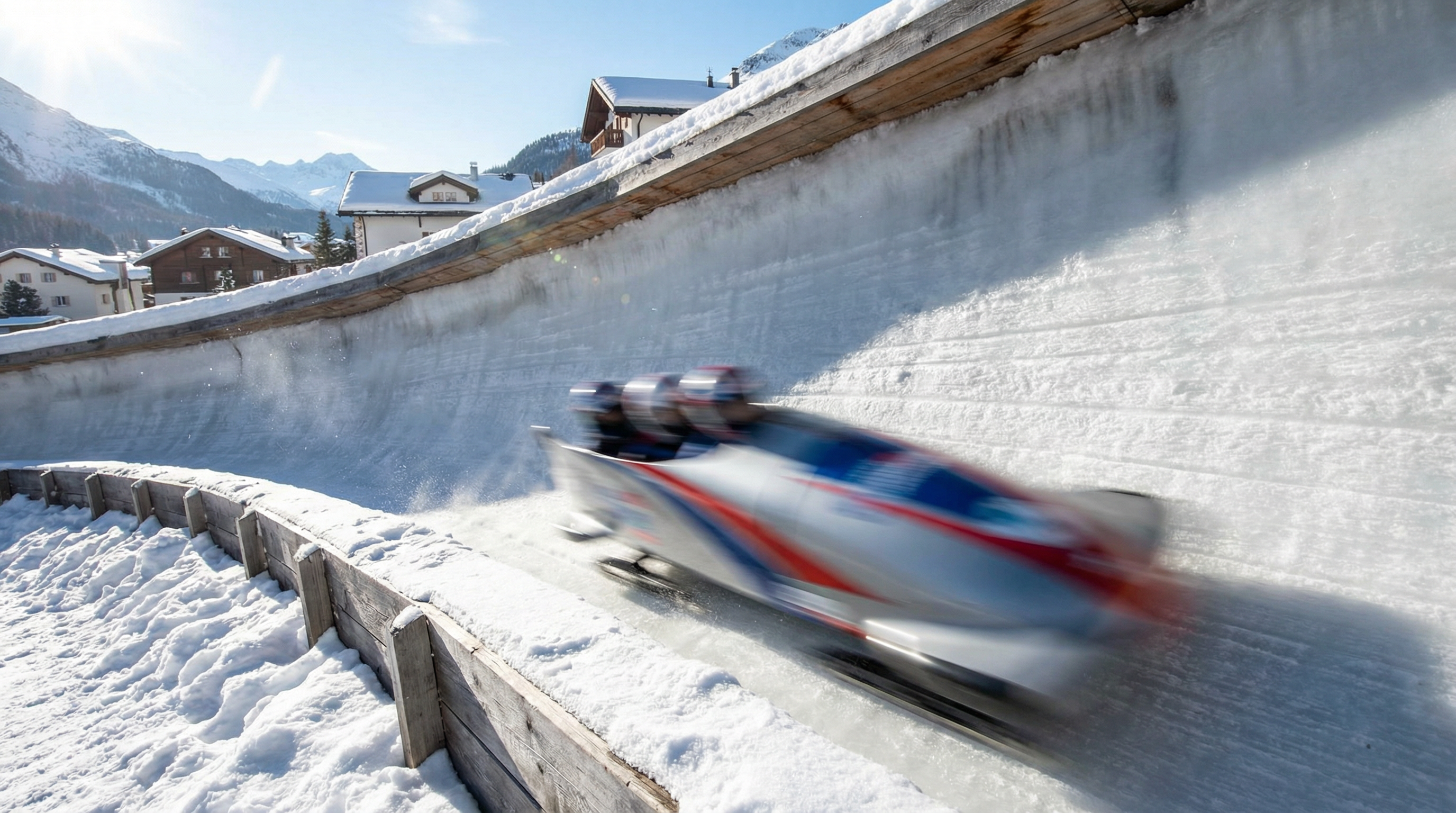3 Anschieber fallen aus dem Bob – Horn fährt allein ins Ziel – disqualifiziert