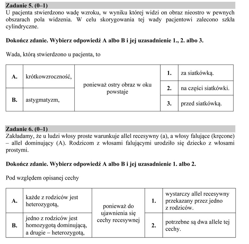 Egzamin gimnazjalny 2016: Część przyrodnicza pytania i odpowiedzi 