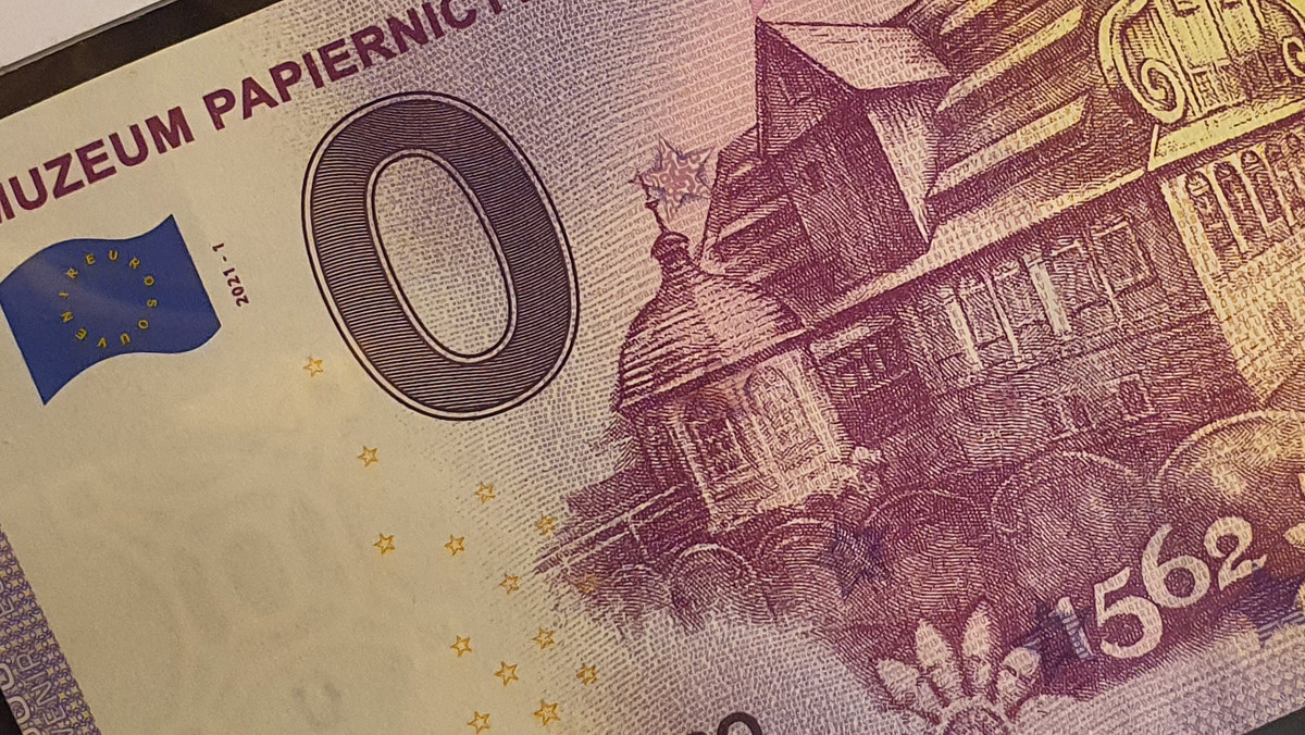 Muzeum Papiernictwa w Dusznikach-Zdroju wydaje banknot o nominale 0 euro