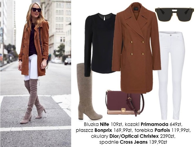 Jesienne STYLIZACJE z trenczem