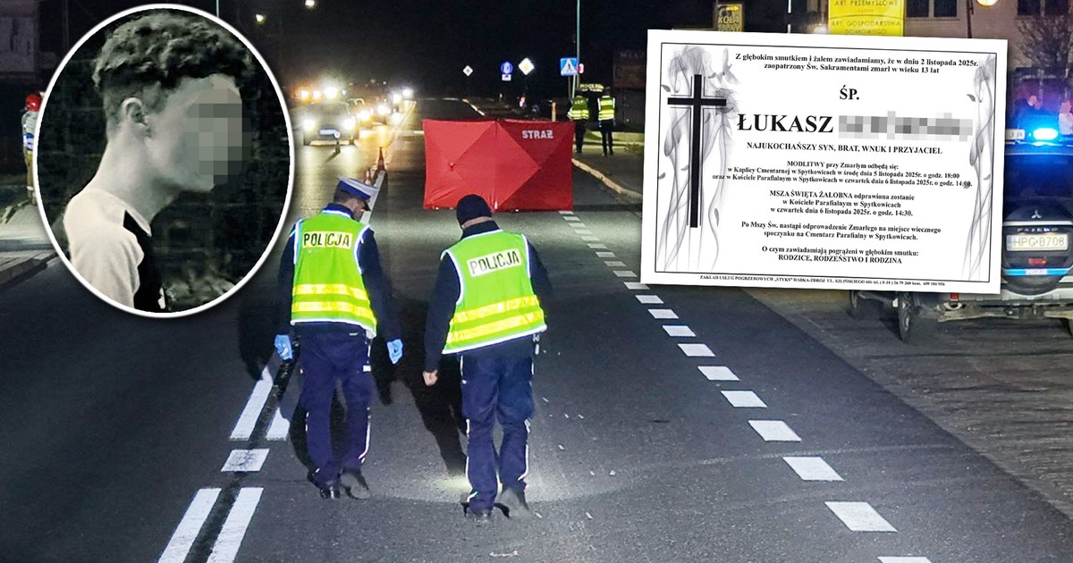 Tragiczna śmierć 13-letniego Łukasza. "Nie ma słów, które ukoją ból"