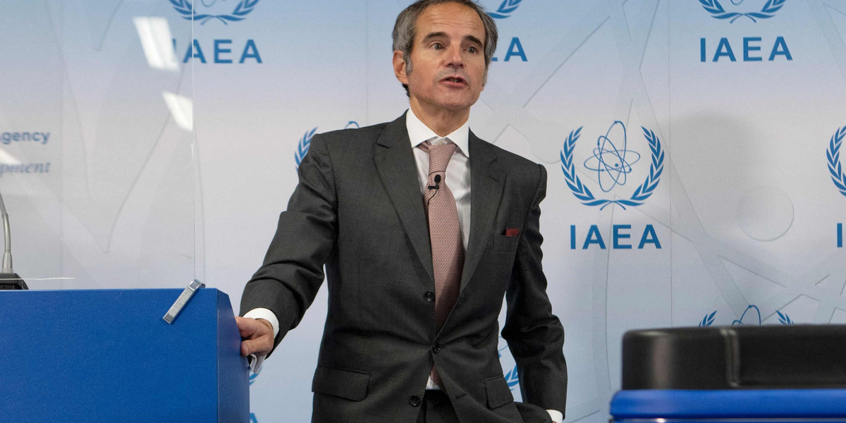 Rafael Grossi, szef Międzynarodowej Agencji Energii Atomowej.