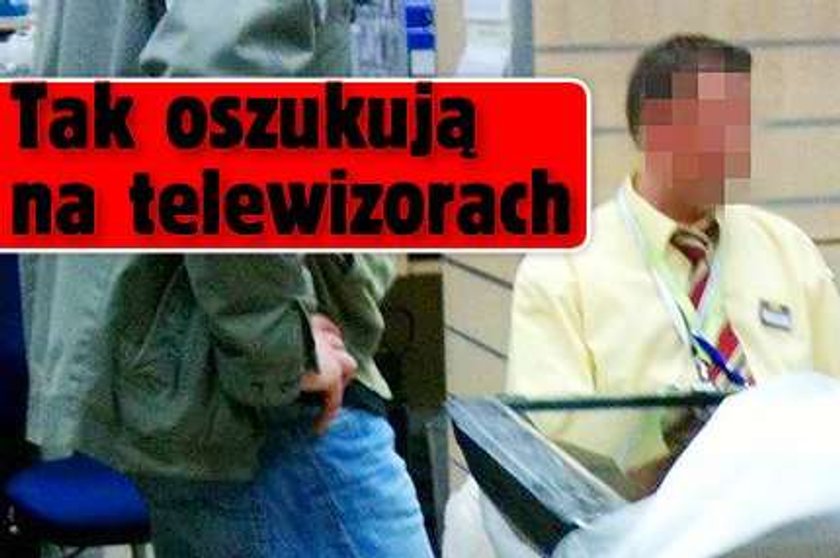 Tak oszukują na telewizorach