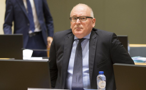 Timmermans: Mam wrażenie, że polski rząd jest teraz otwarty na dialog