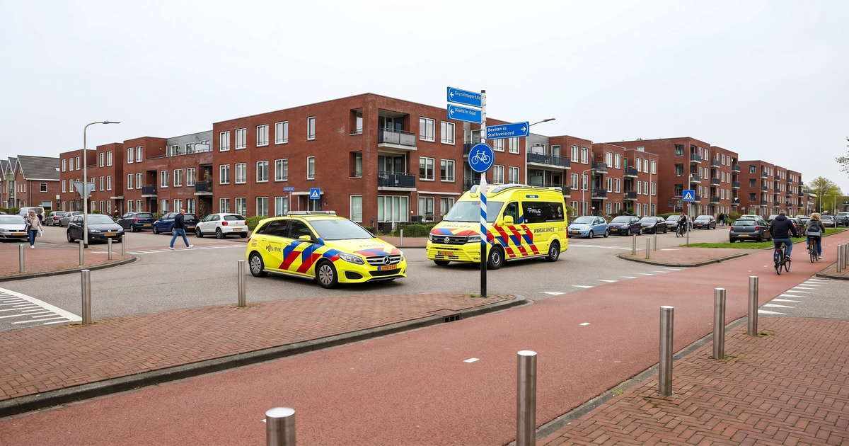 Fietser komt onder wagon van zonnetrein in Vlissingen, traumahelikopter ingezet