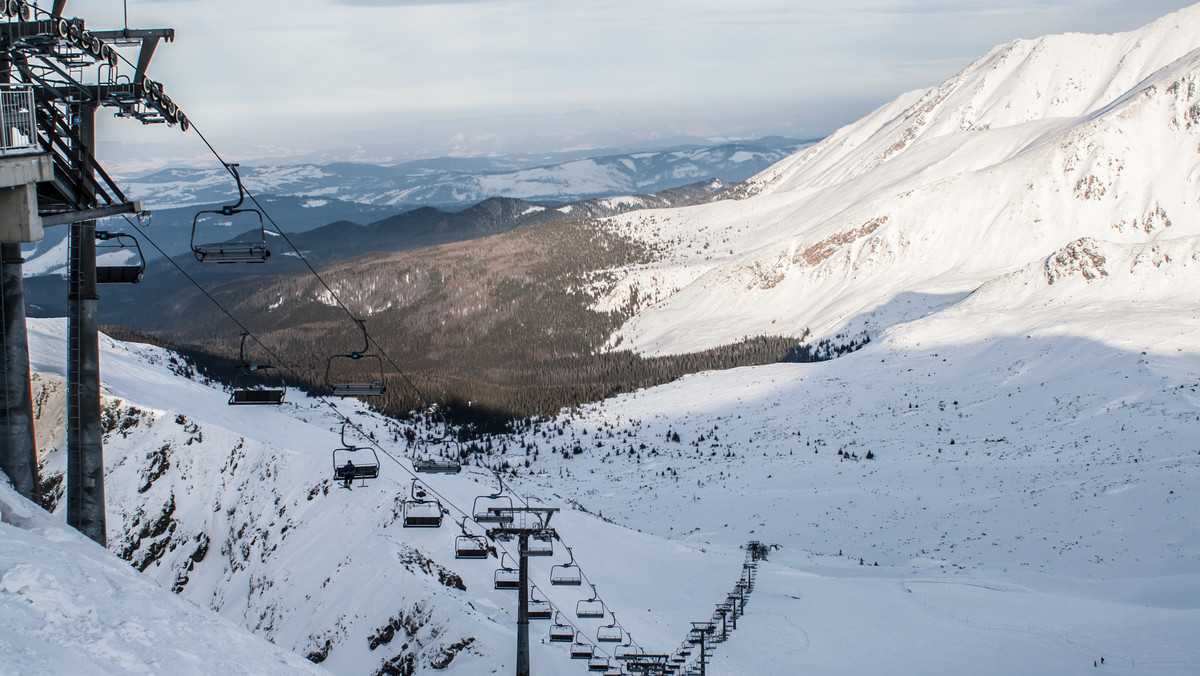 Tatry: Na Kasprowym Wierchu 12 cm śniegu