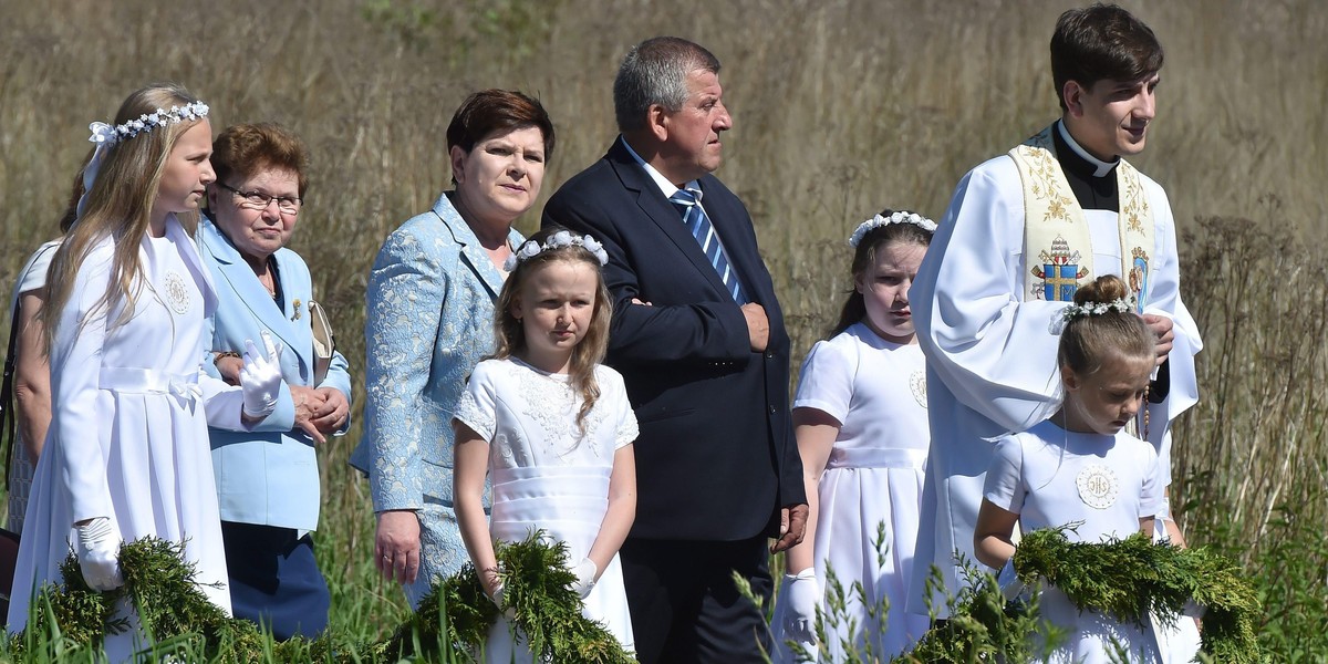 Syn premier odprawił pierwszą mszę