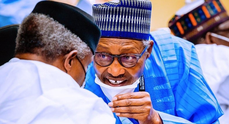 President Muhammadu Buhari and Vice President Yemi Osinbajo.