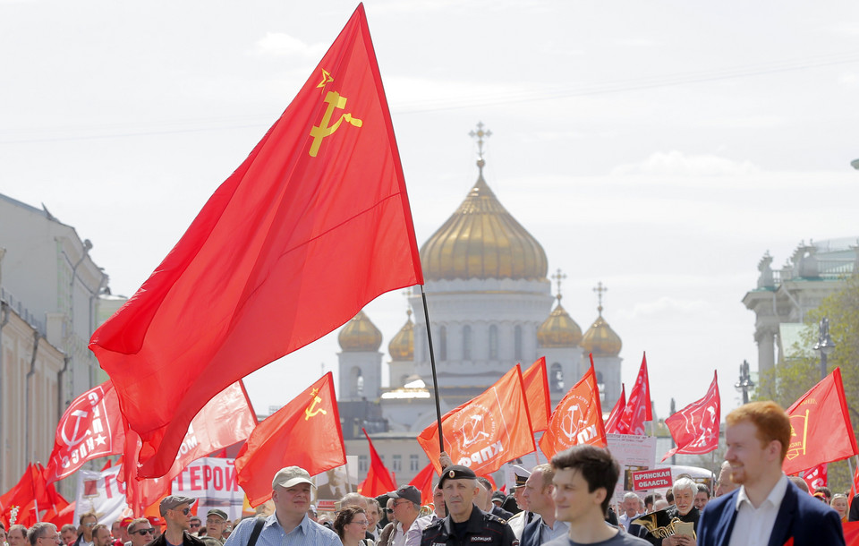 RUSSIA LABOR DAY (Labour Day celebrations in Moscow)