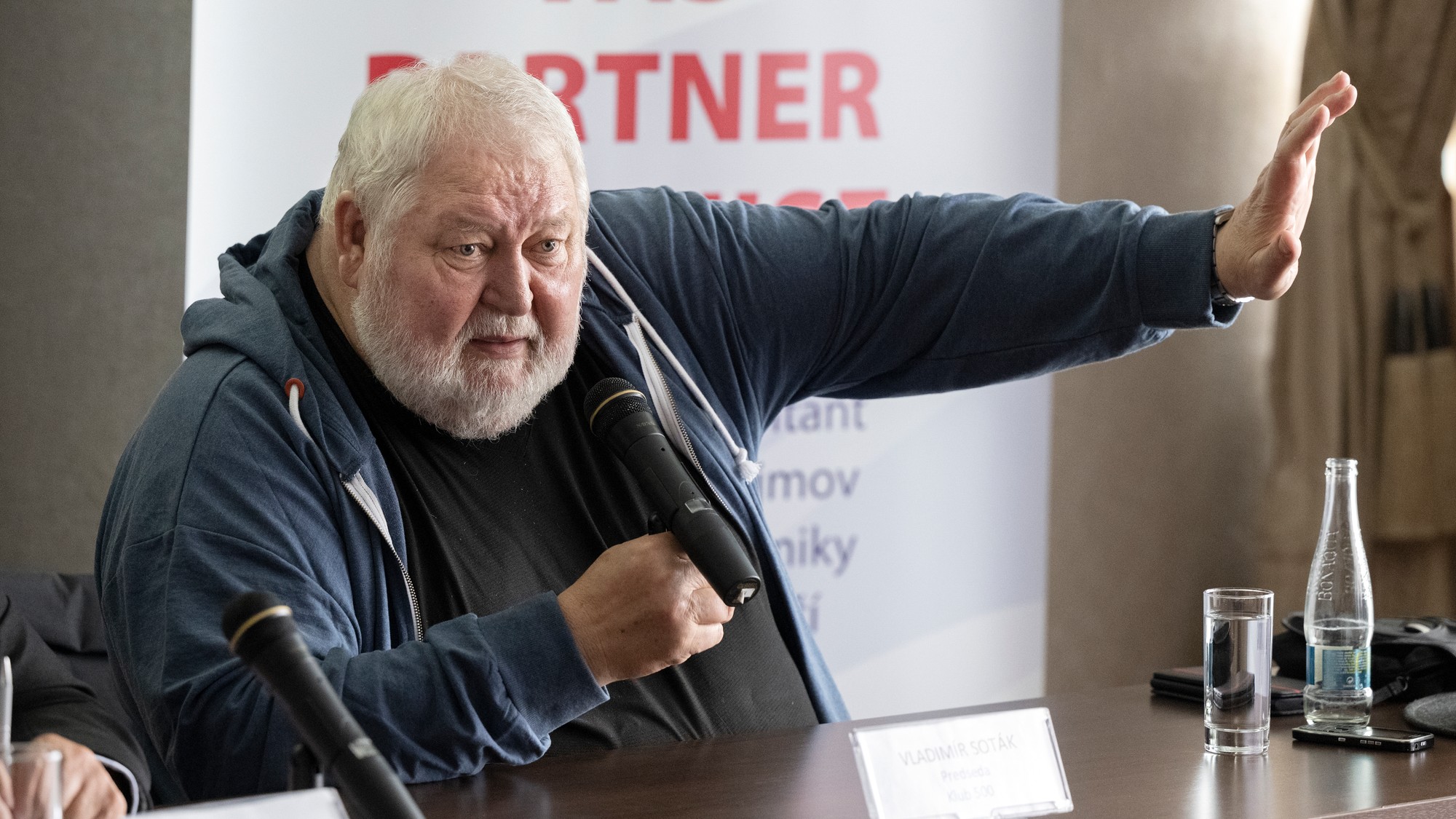 Predseda Klubu 500 Vladimír Soták. 